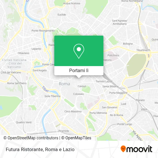 Mappa Futura Ristorante