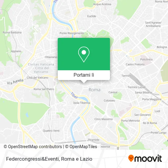 Mappa Federcongressi&Eventi