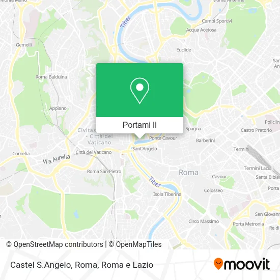 Mappa Castel S.Angelo, Roma