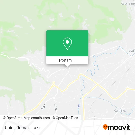 Mappa Upim