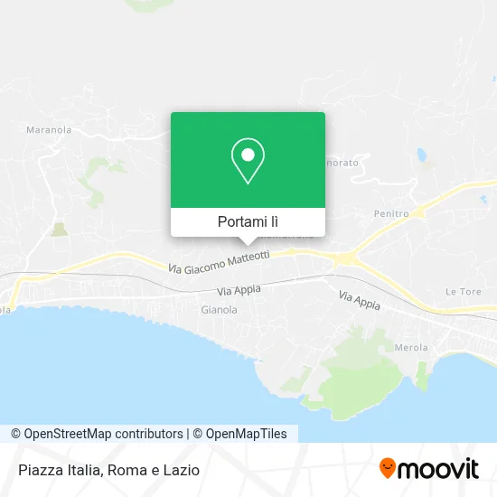 Mappa Piazza Italia