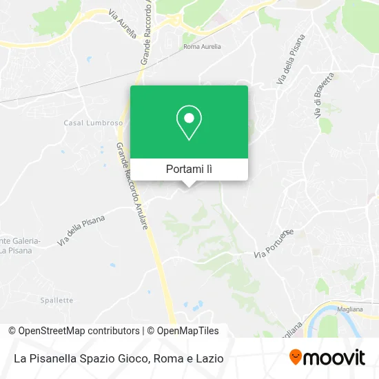 Mappa La Pisanella Spazio Gioco