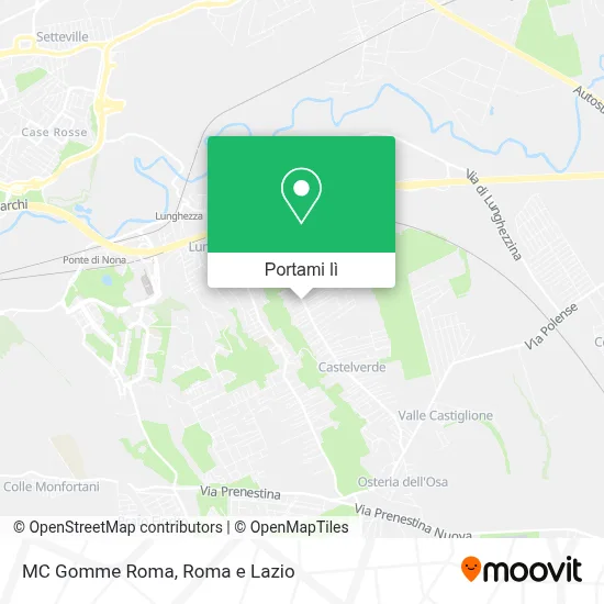 Mappa MC Gomme Roma