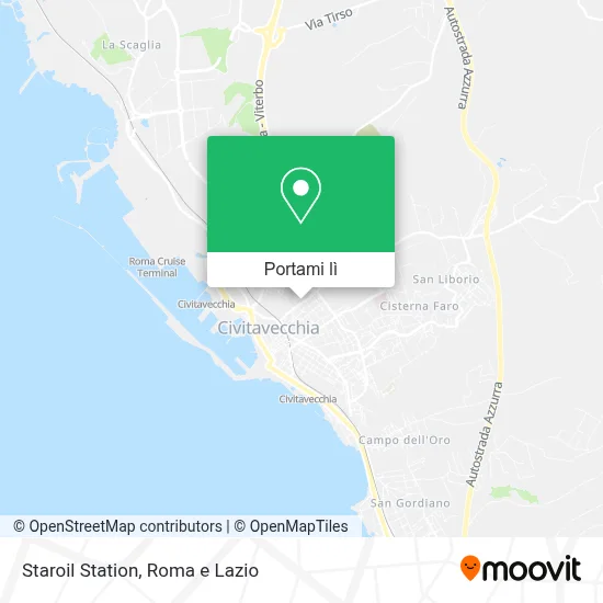 Mappa Staroil Station