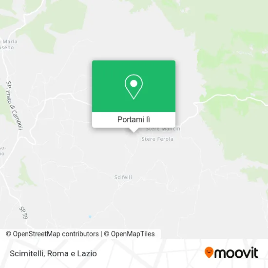 Mappa Scimitelli