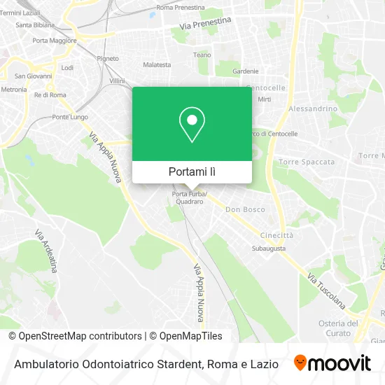 Mappa Ambulatorio Odontoiatrico Stardent