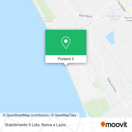 Mappa Stabilimento Il Lido