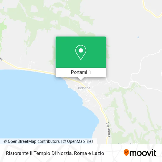 Mappa Ristorante Il Tempio Di Norzia