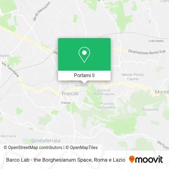 Mappa Barco Lab -  the Borghesianum Space
