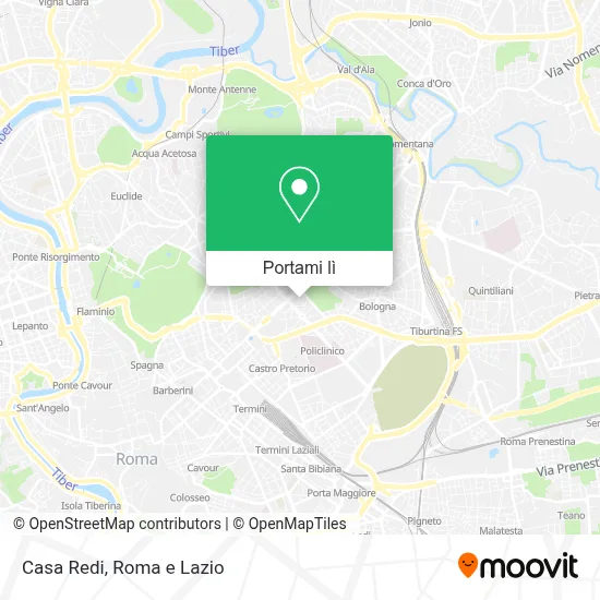 Mappa Casa Redi