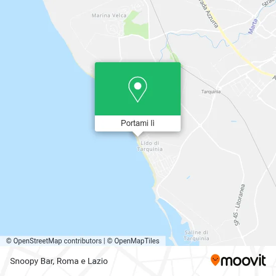 Mappa Snoopy Bar