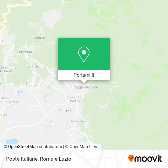 Mappa Poste Italiane