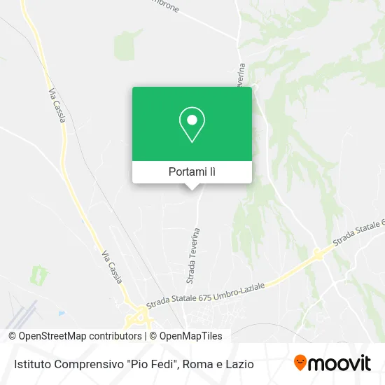 Mappa Istituto Comprensivo "Pio Fedi"