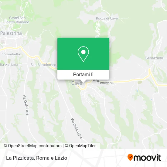 Mappa La Pizzicata