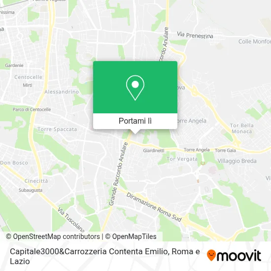 Mappa Capitale3000&Carrozzeria Contenta Emilio
