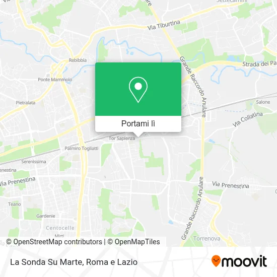 Mappa La Sonda Su Marte