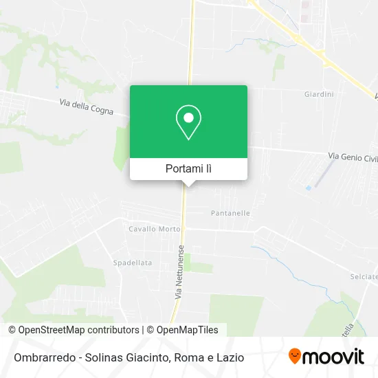 Mappa Ombrarredo - Solinas Giacinto