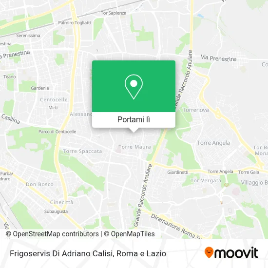 Mappa Frigoservis Di Adriano Calisi