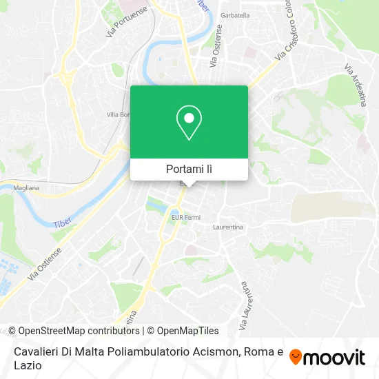 Mappa Cavalieri Di Malta Poliambulatorio Acismon