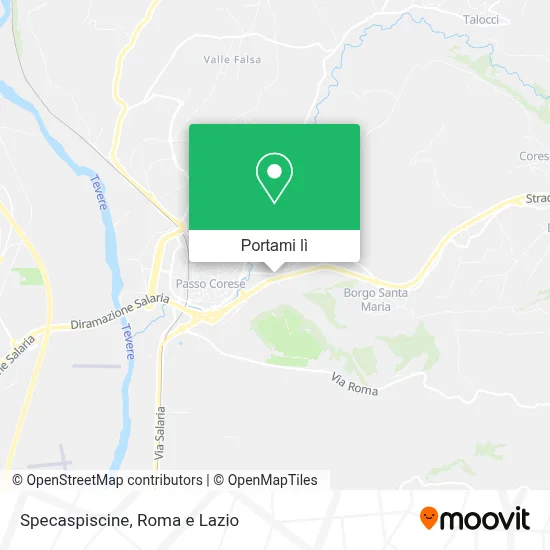 Mappa Specaspiscine