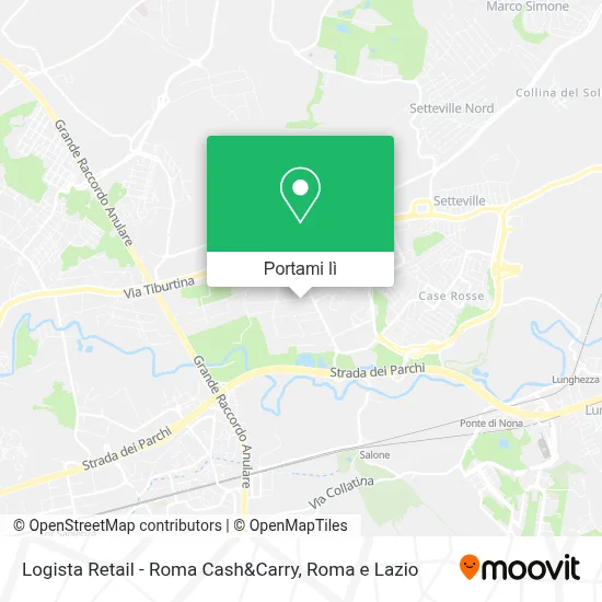 Mappa Logista Retail - Roma Cash&Carry