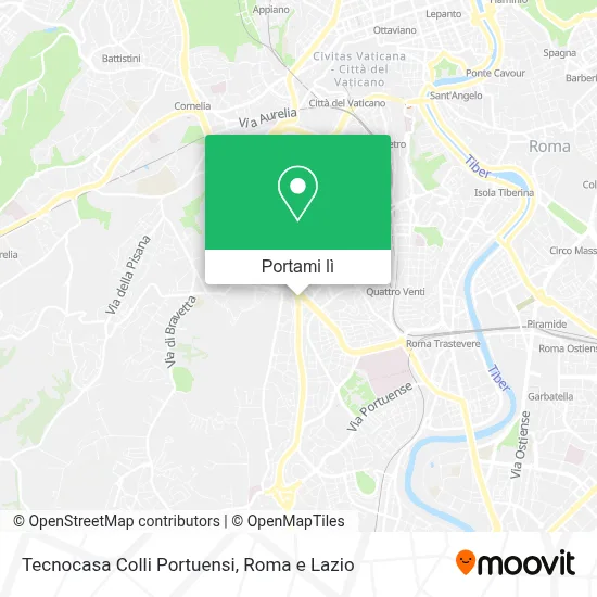 Mappa Tecnocasa Colli Portuensi