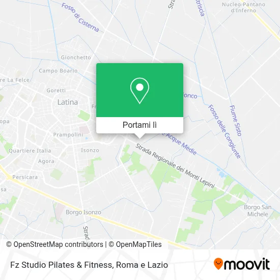 Mappa Fz Studio Pilates & Fitness