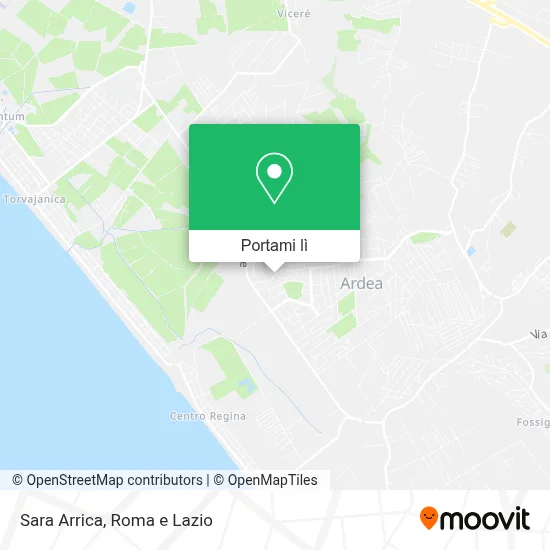 Mappa Sara Arrica