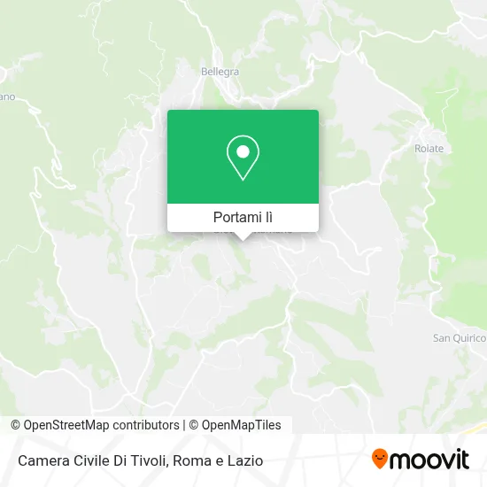 Mappa Camera Civile Di Tivoli