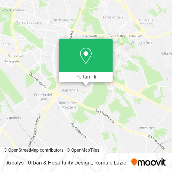 Mappa Arealys - Urban & Hospitality Design.