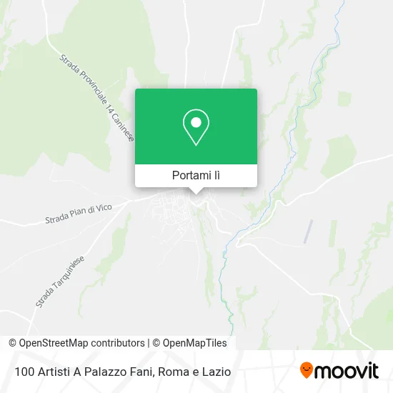 Mappa 100 Artisti A Palazzo Fani