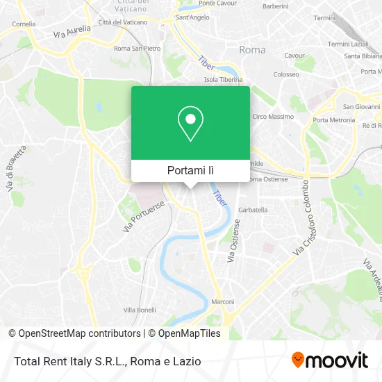 Mappa Total Rent Italy S.R.L.