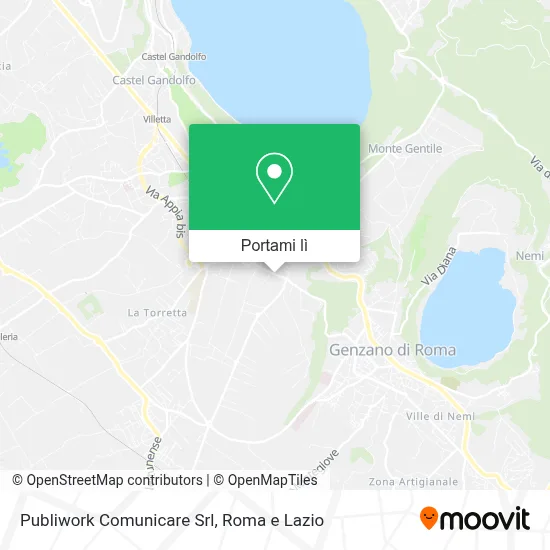 Mappa Publiwork Comunicare Srl