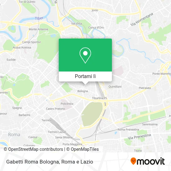 Mappa Gabetti Roma Bologna