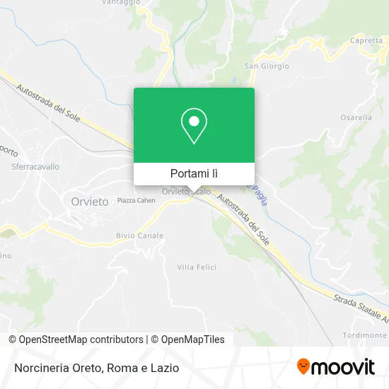 Mappa Norcineria Oreto