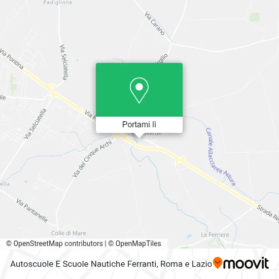 Mappa Autoscuole E Scuole Nautiche Ferranti