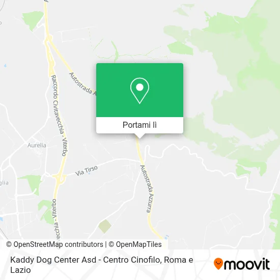 Mappa Kaddy Dog Center Asd - Centro Cinofilo