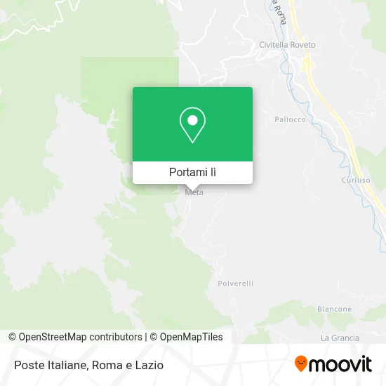 Mappa Poste Italiane