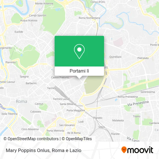 Mappa Mary Poppins Onlus