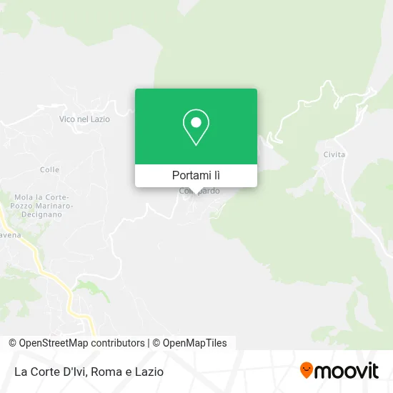 Mappa La Corte D'Ivi