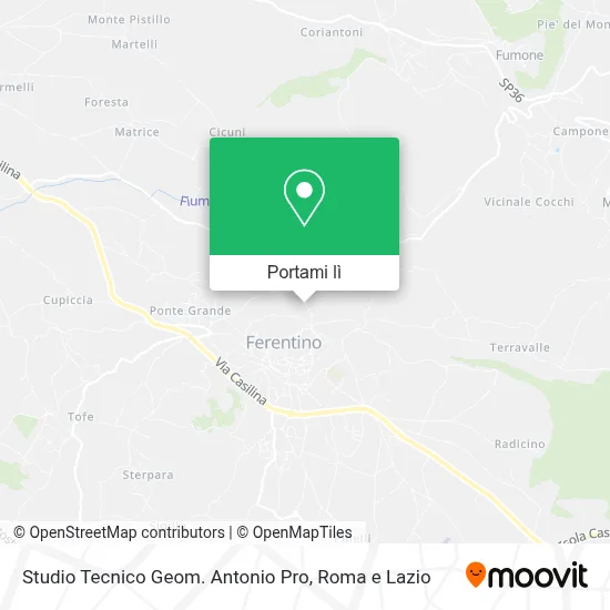 Mappa Studio Tecnico  Geom. Antonio Pro