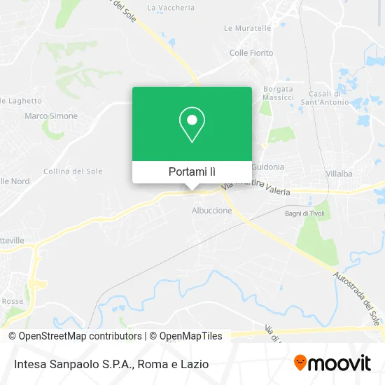 Mappa Intesa Sanpaolo S.P.A.