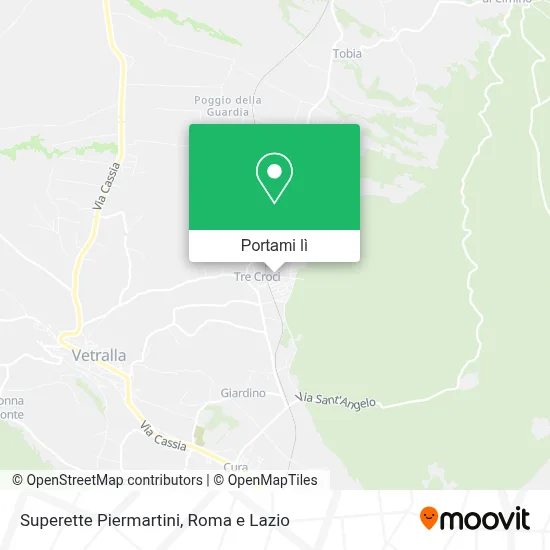 Mappa Superette Piermartini