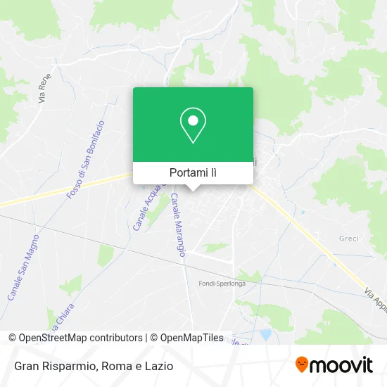 Mappa Gran Risparmio