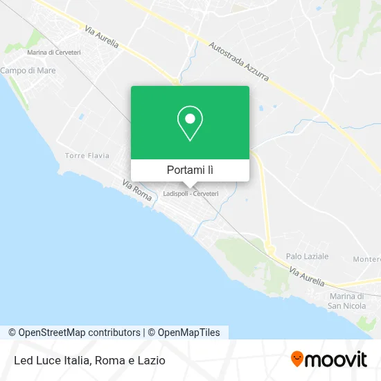 Mappa Led Luce Italia