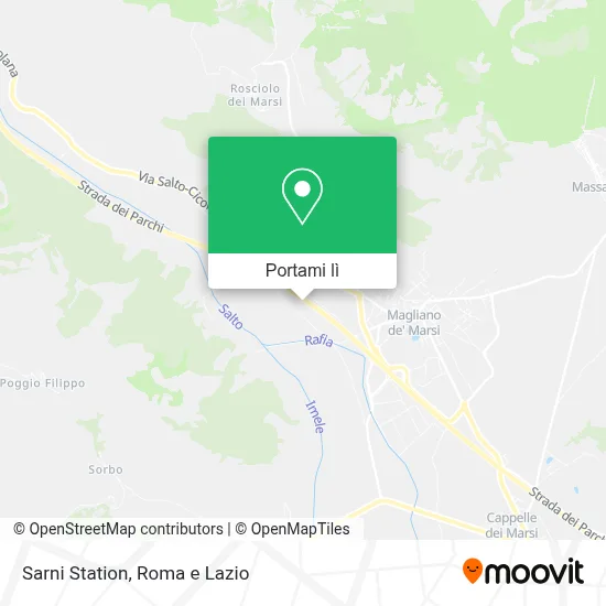 Mappa Sarni Station