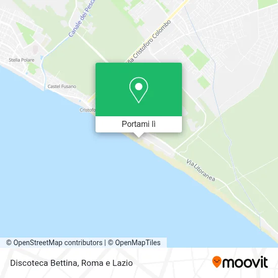 Mappa Discoteca Bettina