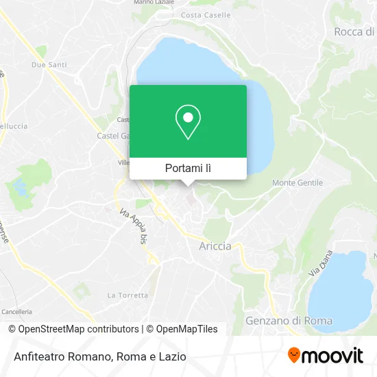 Mappa Anfiteatro Romano