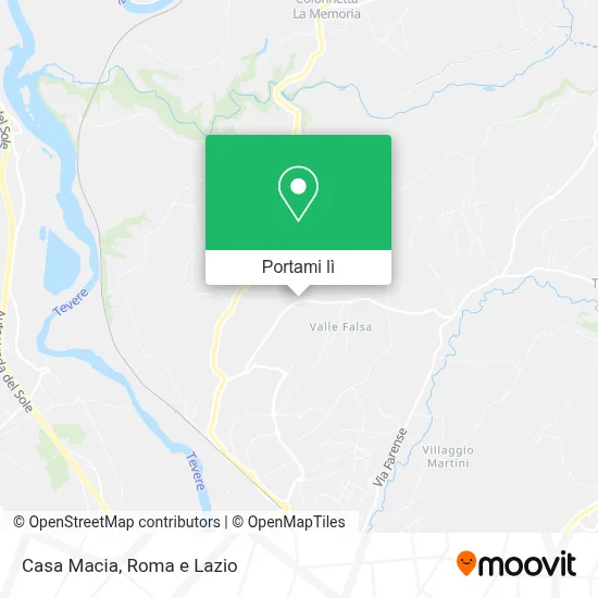Mappa Casa Macia