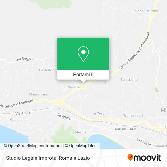 Mappa Studio Legale Improta